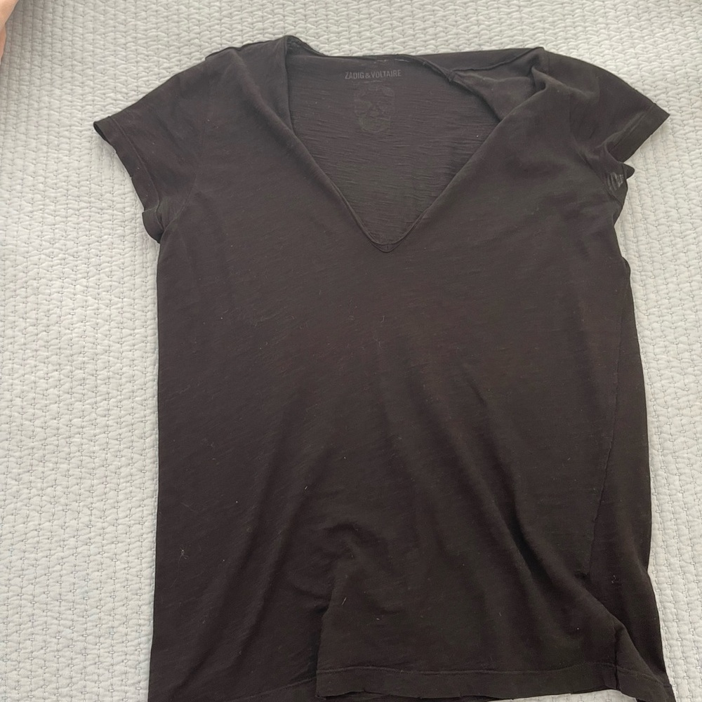 Zadig & Voltaire Black Short Sleeve T-Shirt